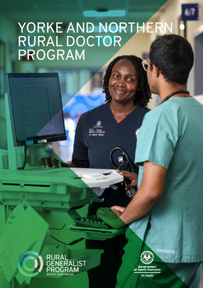 Yorke and Northern Rural Doctor Program Brochure image